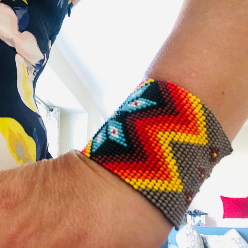 Bracelet | Handmade | Beaded | Ethnic | Tribal - Picture 3 of 13